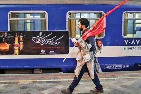 خط ریلی ویژه اربعین از کرمان به خرمشهر