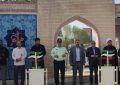 گلزار شهدا کهنوج غبار‌روبی و عطرافشانی شد