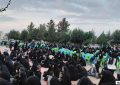 راهپیمایی مردم شهربابک در حمایت از غزه