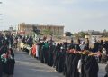راهپیمایی مردم شهربابک در حمایت از غزه