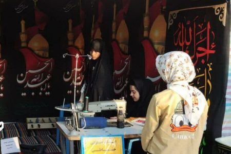 خیاطی که ۱۵ سال به زائران خدمت می‌کند