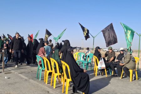 پذیرایی از جاماندگان پیاده‌روی اربعین حسینی در ماهان