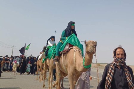 پیاده‌روی جاماندگان اربعین در کهنوج