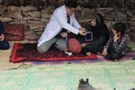 خدمت‌رسانی بسیج پزشکی ریگان در مناطق صعب‌العبور