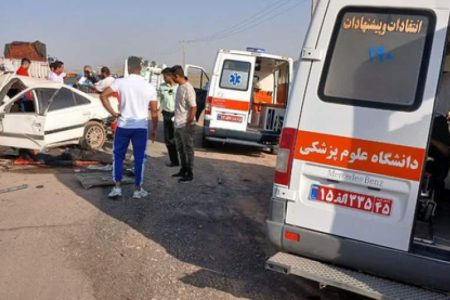 واژگونی پژو ۳ کشته و مصدوم برجای گذاشت