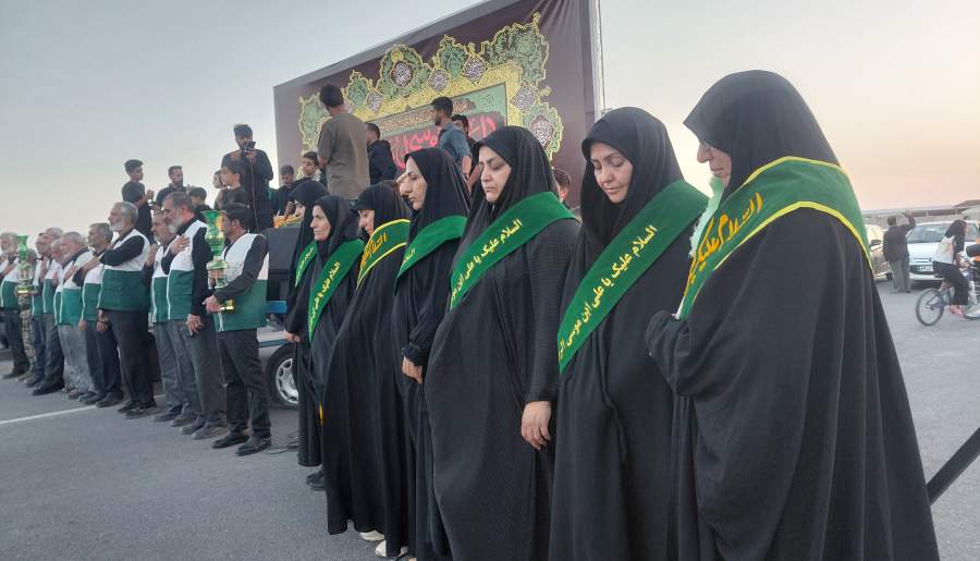 اجتماع باشکوه رضویون در قلب شهربابک