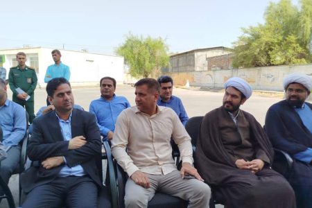 زنگ مهر در مدرسه علقمه شاهد نواخته شد