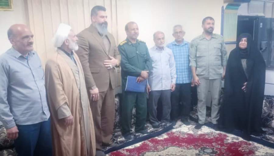 انجام دیدار با خانواده شهید «حمیدرضا تفضلی»