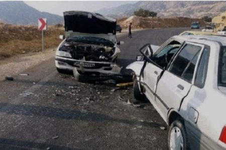 ۲ راننده در حادثه‌ای مرگبار جان باختند