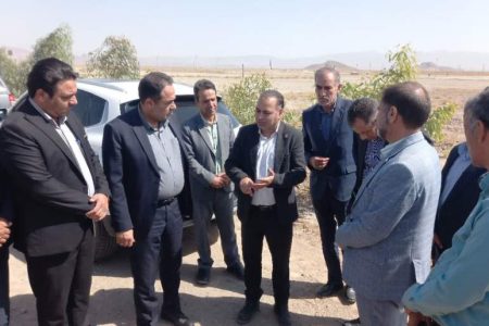 آغاز تثبیت شن‌های روان در محور زرند – سیریز