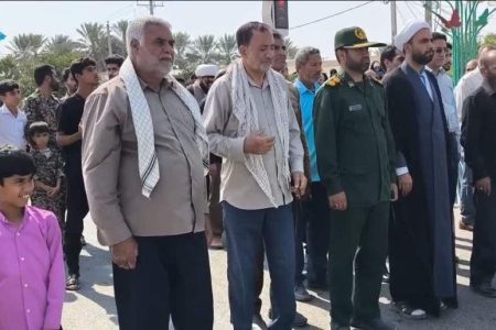 راهپیمایی بشارت نصر در شهرستان فاریاب برگزار شد