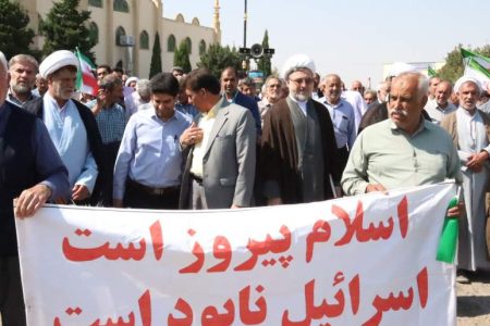 راهپیمایی «جمعه بشارت نصر» در شهربابک برگزار شد