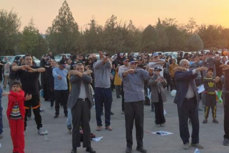 برگزاری همایش پیاده‌روی خانوادگی در شهربابک