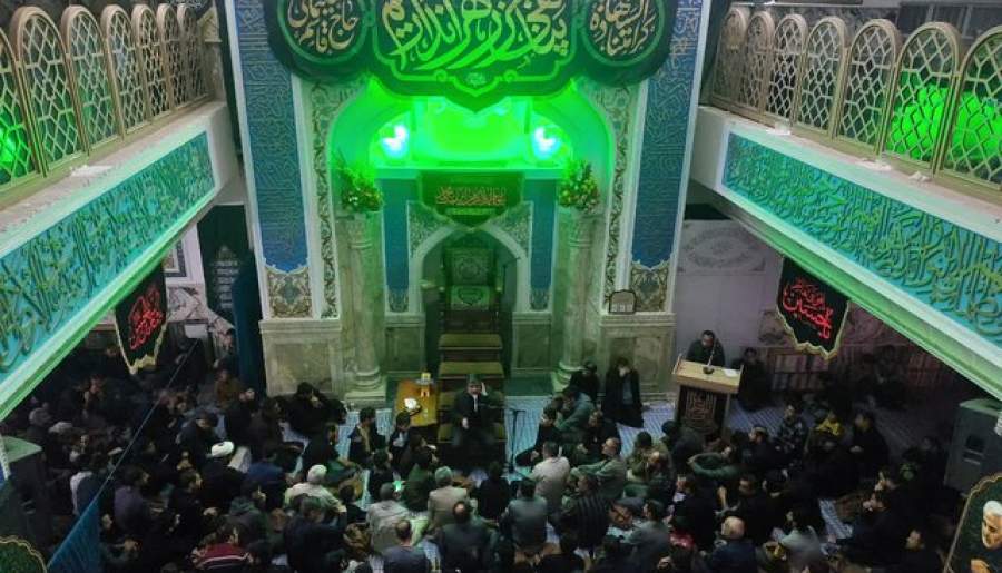 مراسم عزاداری حضرت فاطمه (س) در بیتالزهرای کرمان