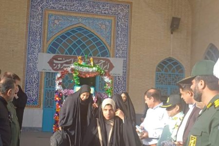 اعزام ۷۵ دانش‌آموز دختر کهنوجی به اردوی راهیان‌نور
