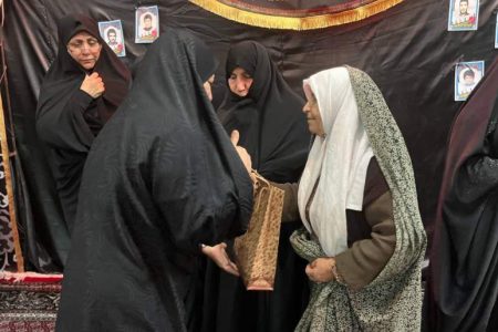 تجلیل از بانوان خانواده شهدای شهربابک