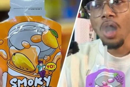 آب‌نبات دودی تهدید جدی برای کودکان