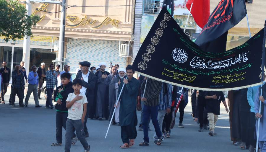 عزاداری شهادت حضرت فاطمه (س) در قلعه‌گنج