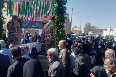 بردسیر معطر به عطر حضور شهید گمنام