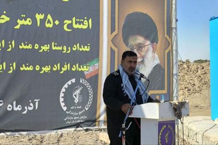 بزرگ‌ترین پروژه آب‌رسانی جنوب کرمان افتتاح شد