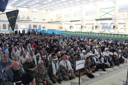 نمایش اقتدار بسیج در شهربابک