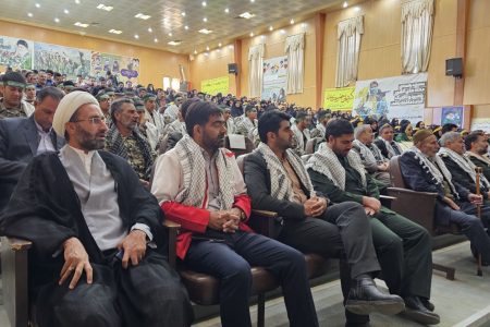 برگزاری همایش اقتدار بسیجیان در کوهبنان