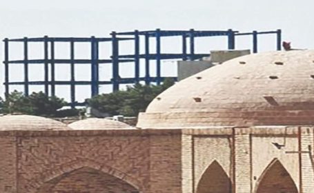 آخرین وضعیت ساختمان ۶ طبقه پرحاشیه کرمان آخرین وضعیت ساختمان ۶ طبقه پرحاشیه کرمان