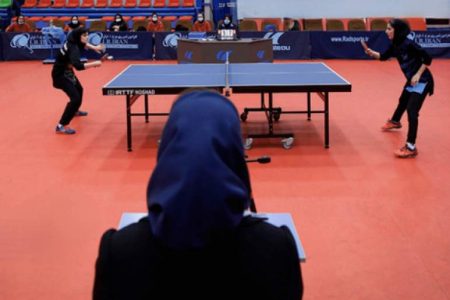 پایان رقابتهای تنیس روی میز بانوان پایان رقابتهای تنیس روی میز بانوان