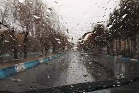 زیبایی بارش رحمت الهی در بردسیر
