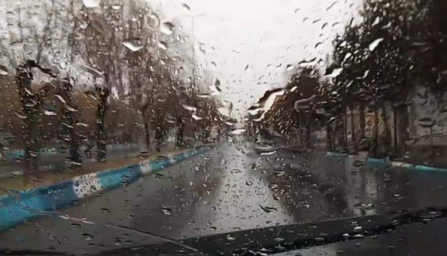 زیبایی بارش رحمت الهی در بردسیر