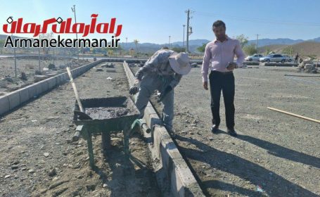 آغاز عملیات عمرانی شهرداری منوجان