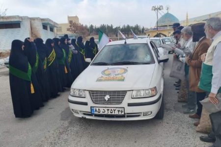 استقبال شهربابکی‌ها از کاروان رالی خانوادگی قهرمان من