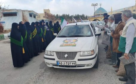 استقبال شهربابکی‌ها از کاروان رالی خانوادگی قهرمان من