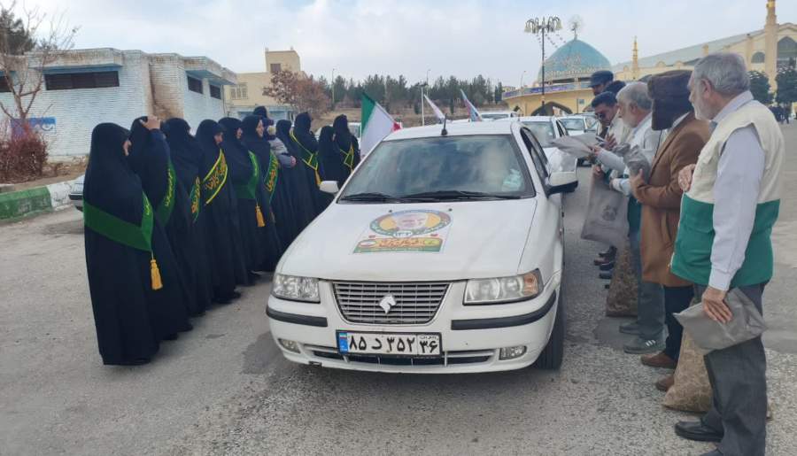 استقبال شهربابکی‌ها از کاروان رالی خانوادگی قهرمان من