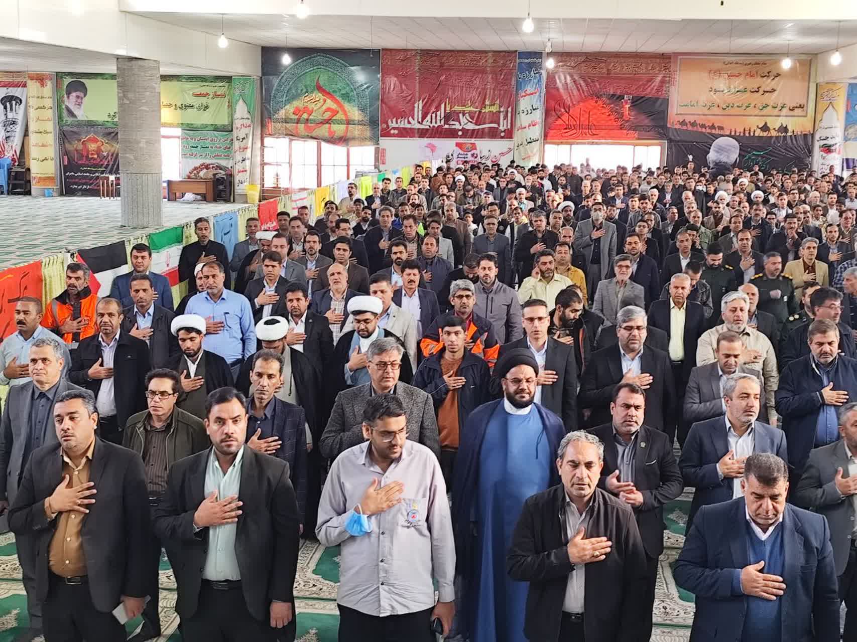 مراسم ۹ دی در جیرفت برگزار شد