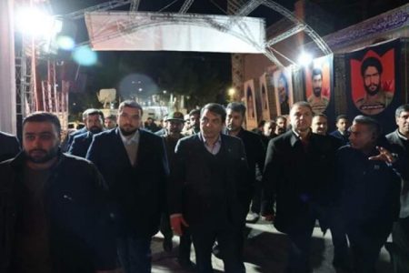 بازدید شبانه استاندار از موکبهای مسیر گلزار شهدا بازدید شبانه استاندار از موکبهای مسیر گلزار شهدا