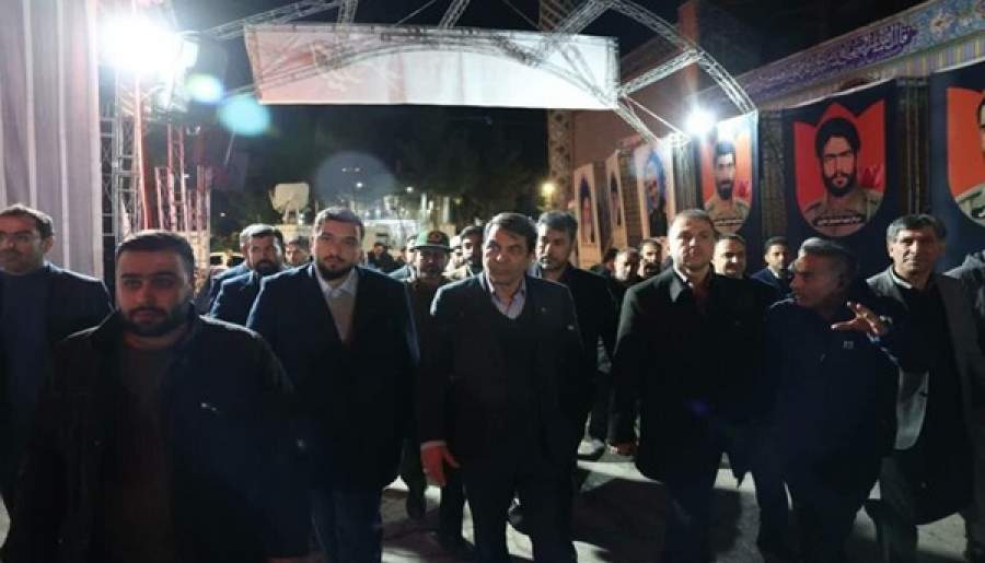 بازدید شبانه استاندار از موکبهای مسیر گلزار شهدا