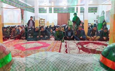 برگزاری سالگرد شهادت حاج‌قاسم در کهنوج