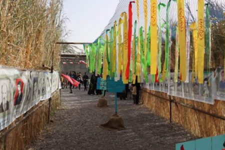 کاپشن صورتی با گوشواره قلبی