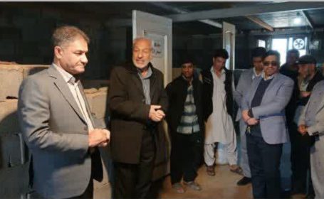 بازدید از طرح تولید خوراک دام در ریگان بازدید از طرح تولید خوراک دام در ریگان