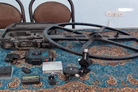 کشف و ضبط یک دستگاه فلزیاب در بافت