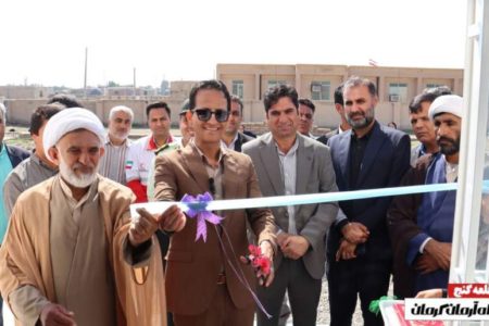 افتتاح دبیرستان ۳ کلاسه در اردوگاه قلعه‌گنج