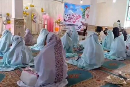 جشن تکلیف دختران جازموریان برگزار شد
