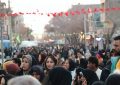 خیابان خامنه‌ای شهربابک میزبان جشن نیمه شعبان