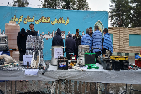 کشف ۴۲۰ فقره سرقت در طرح اقتدار کرمان