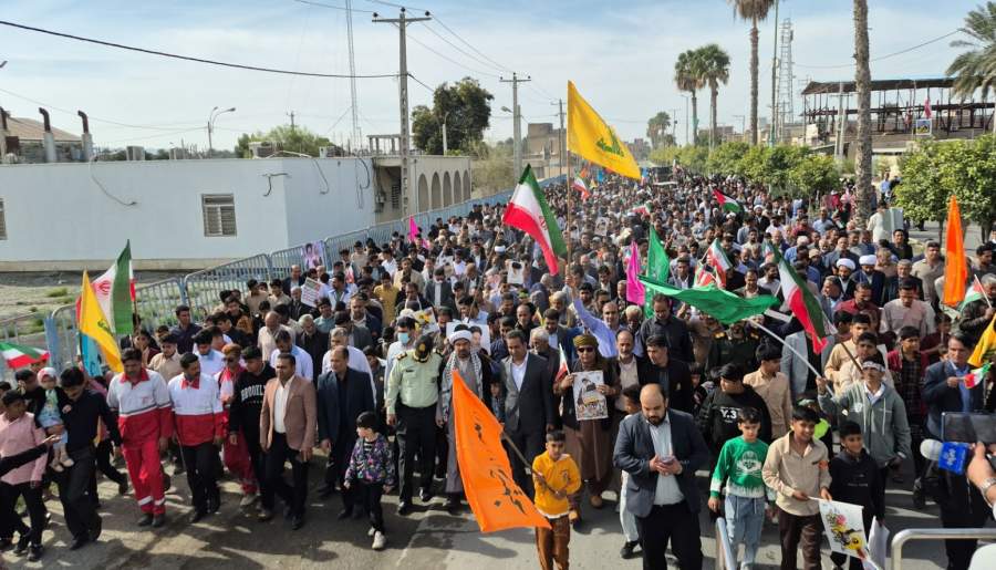 حماسه بی‌تکرار فاریابی‌ها در جشن انقلاب