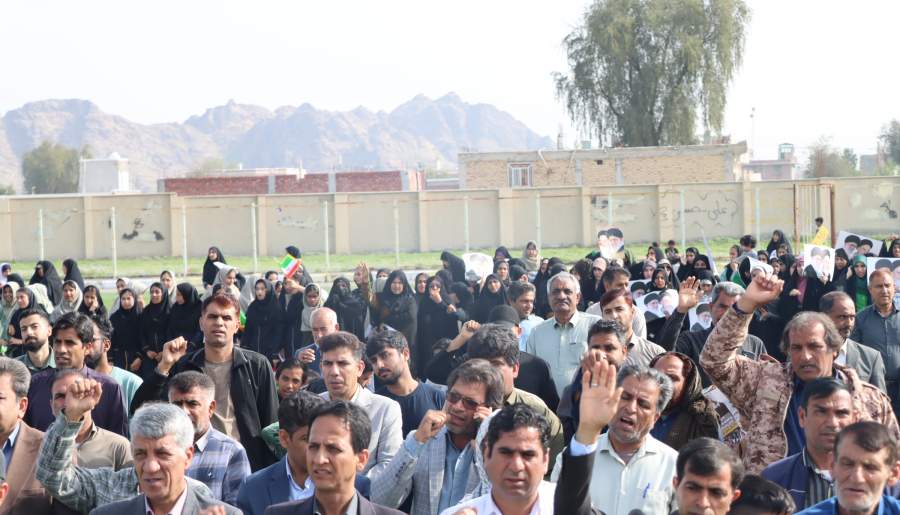 راهپیمایی ۲۲ بهمن در شهرستان قلعه‌گنج