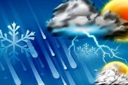 پیش‌بینی دمای مناطق مختلف استان کرمان